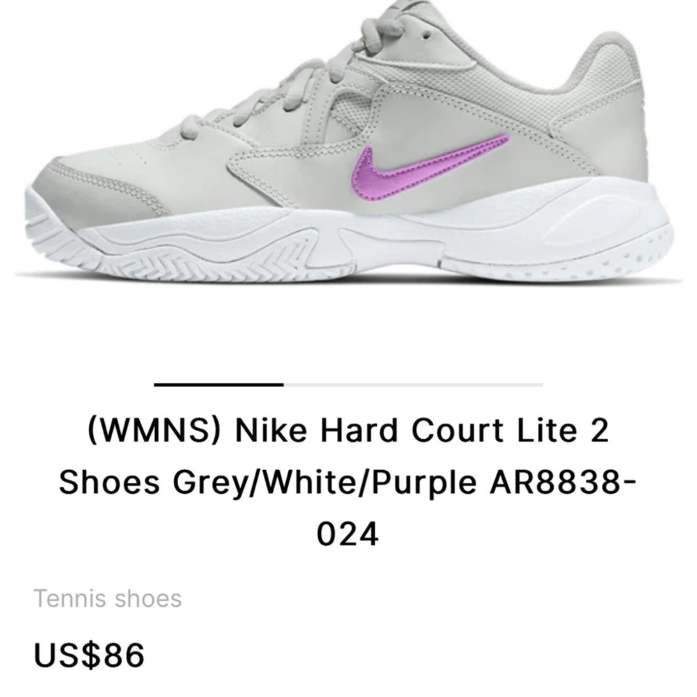 Nike Hard Core Lite size 7.5 worn one time for 15 min great shoe for Pickleball